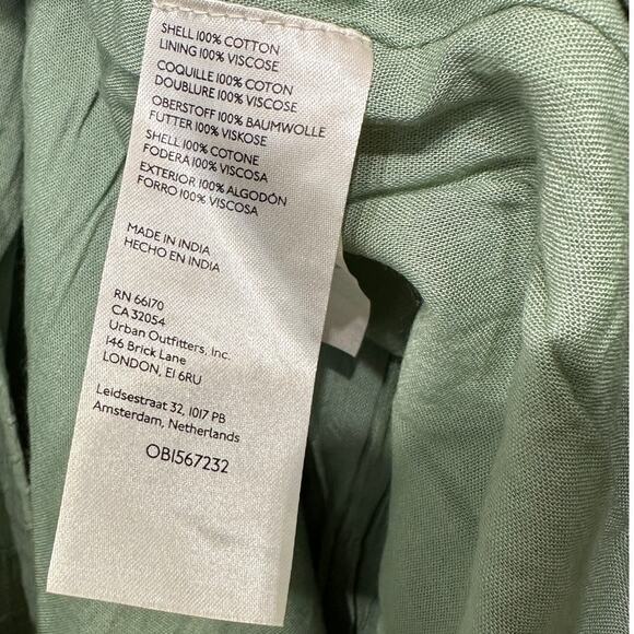 Free People Womens Size L County Line Crop Top Maxi Skirt Set Light‎ Green NWT - Picture 6 of 8